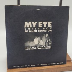 MY EYE PS EMPTY BOX SO MUCH GOING ON ROCK GRUNGE 7″