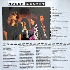HAREM SCAREM Self Titled LP on WHITE VINYL New SEALED /500 (official reissue)