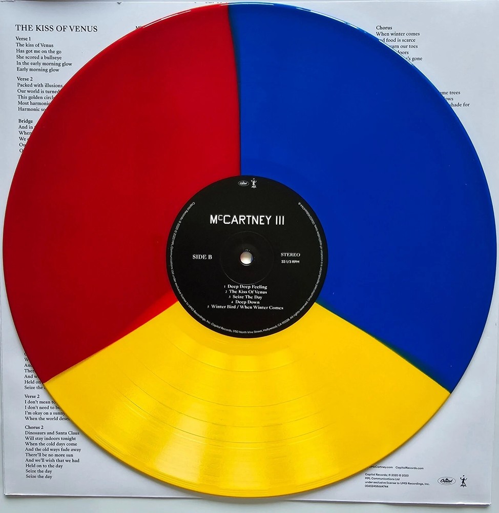 PAUL McCARTNEY McCartney III – 3×3 Store Only Multicoloured Vinyl LP! Beatles