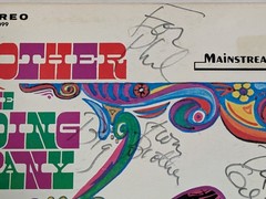 Big Brother Holding Company SIGNED x 4 ORIG LP COVER ONLY Mainstream SUPER RARE