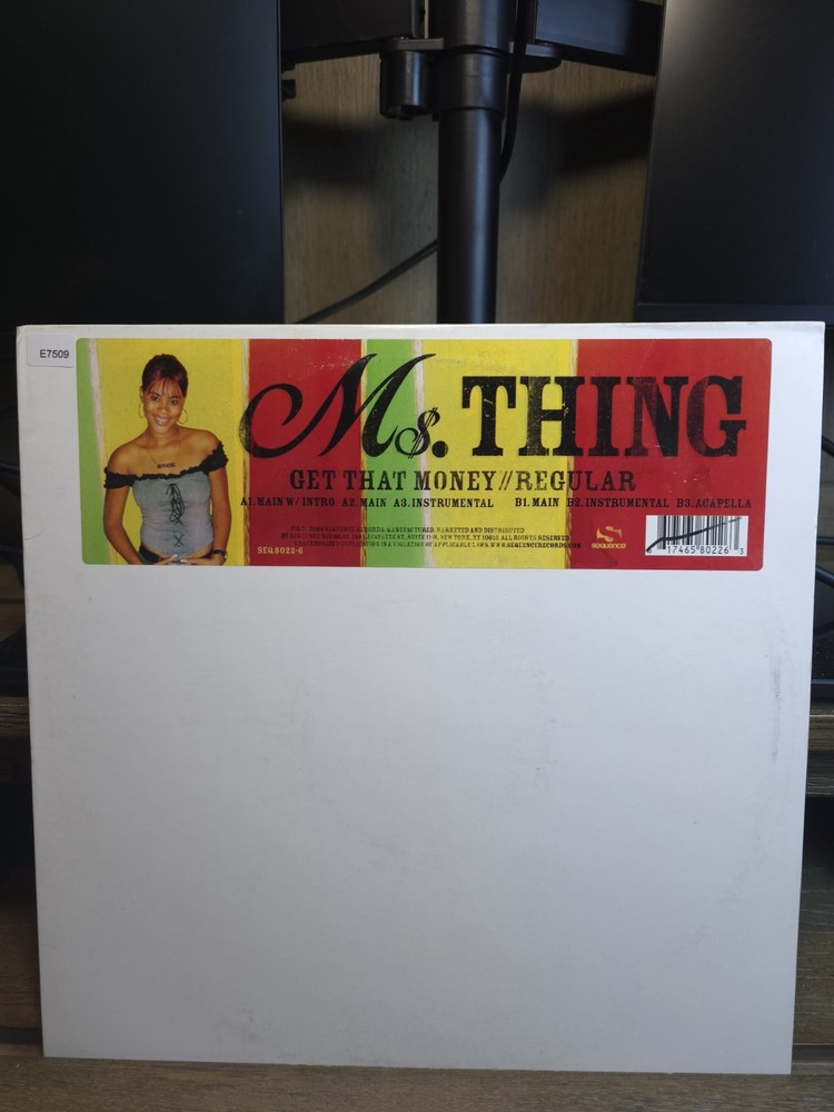 MS. THING „Gat That Money/Regular” LP/Sequence SEQ8022-6 (EX) 2004