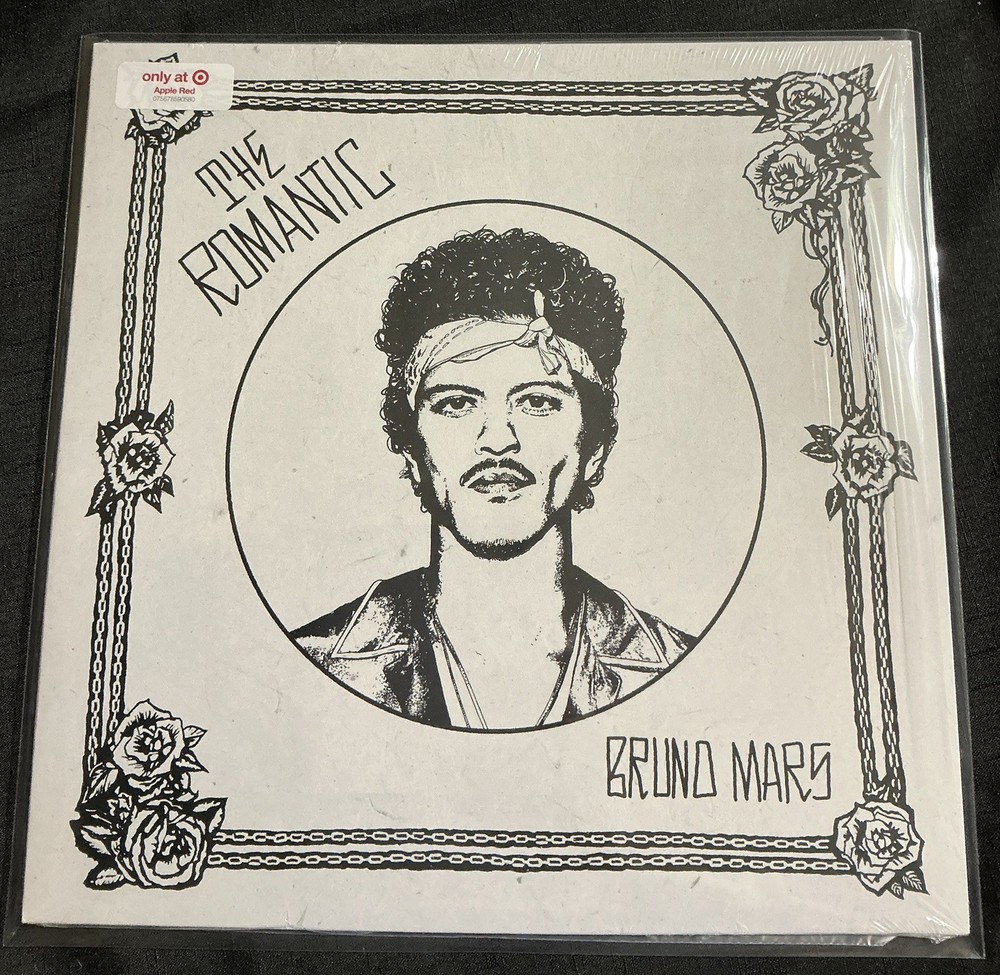 Bruno Mars The Romantic Limited Apple Red Color Vinyl LP New Open Unplayed