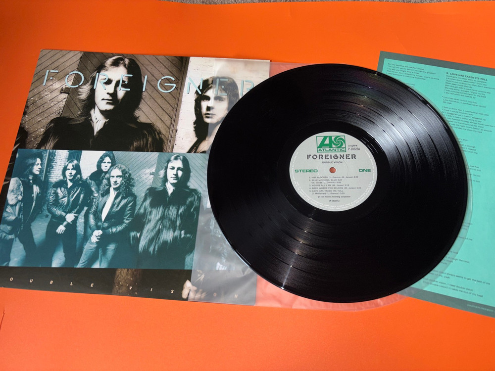 FOREIGNER – Double Vision Atlantic ‎– P-10523A JAPAN 1978 EX- ORIGINAL VINYL LP