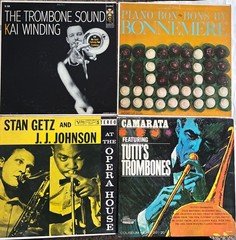 Lot Of 4 1950s Jazz LPs Getz Winding Bonnemere Verve Columbia Roost