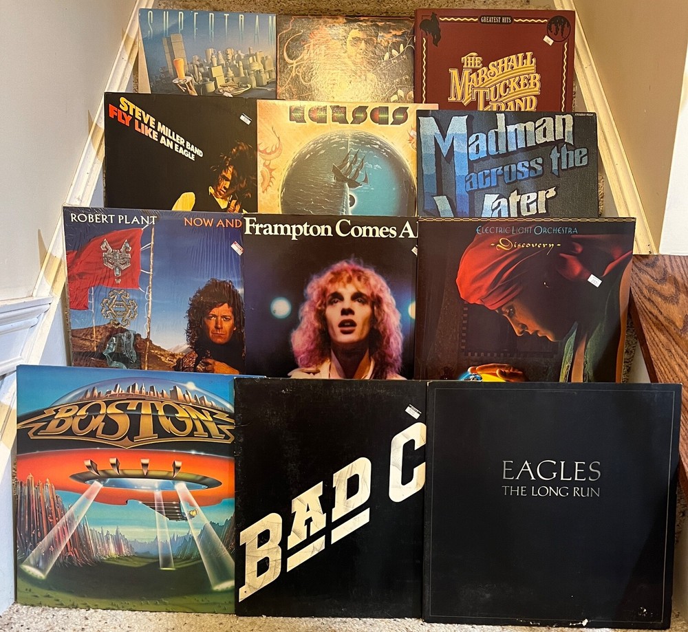 Classic Rock Vinyl LP’s #1 With $6 Flat Shipping Per Order UPDATED 6/27