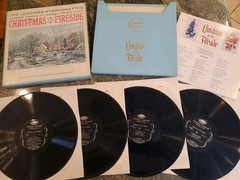 Longines Symphonettes CHRISTMAS AT THE FIRESIDE 4 LP Box Set Stereo Record Set