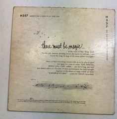 Unforgettable Songs by Nat King Cole LP Record – Capitol Records H357
