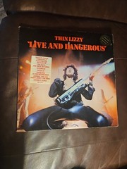 Thin Lizzy Live And Dangerous 2lp Vinyl OG 1978 Press Shrink/Inserts EX/NM- Wax