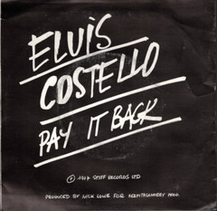 Mystery Dance by Elvis Costello (Orange 7″ Single, 1977, Stiff, PS) EX/VG+