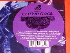 Cathedral: Return To The Forest – Live 2 LP Vinyl Record Set 2020 Rise Above NEW