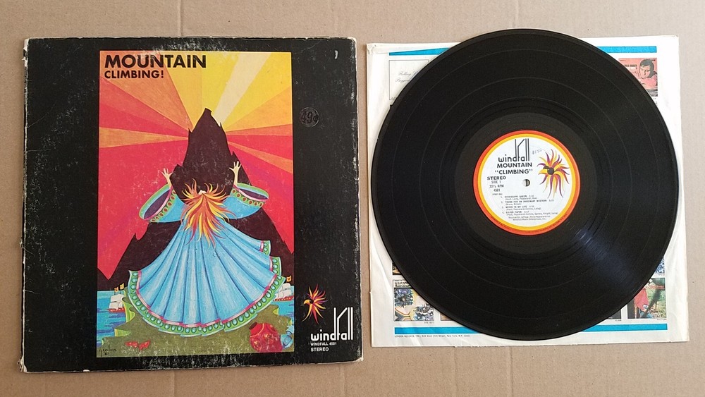 Mountain ~ Climbing! ~ Vinyl Record WINDFALL VG+!