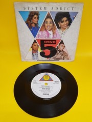 Five Star System Addict 5 Star 7″ Vinyl Record Single 1985 TENT RCA Ariola