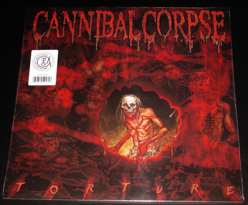 Cannibal Corpse: Torture – Limited Edition LP White Color Vinyl Record 2026 NEW