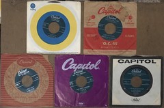 (5pc Lot) CAPITOL EXTENDED PLAY E.P. EP VINYL 45 RPM RECORDS with OG VTG Sleeves