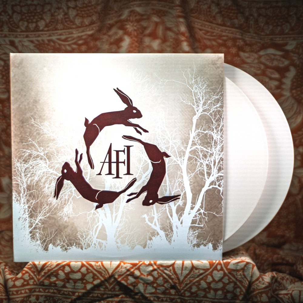 NUMBERED AFI Decemberunderground BONE vinyl 2LP /3000 IVC Edition sorrow silver