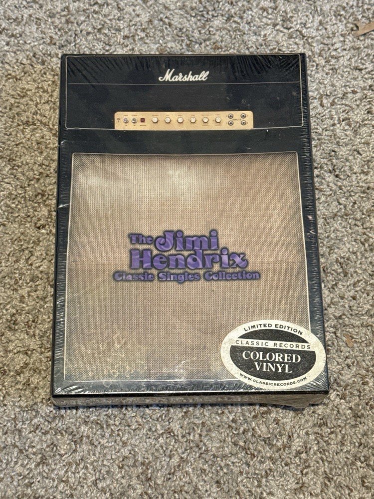 Jimi Hendrix Classic Singles Collection Box Set Colored Vinyl Sealed Classic