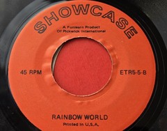 RARE Mr Pickwick Showcase Records Label 45 rpm 1960s Learning Try Childrens ETR5