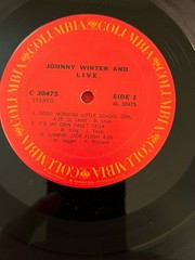 Johnny Winter And/ Live Lp (1971) Columbia C 30475 Gatefold