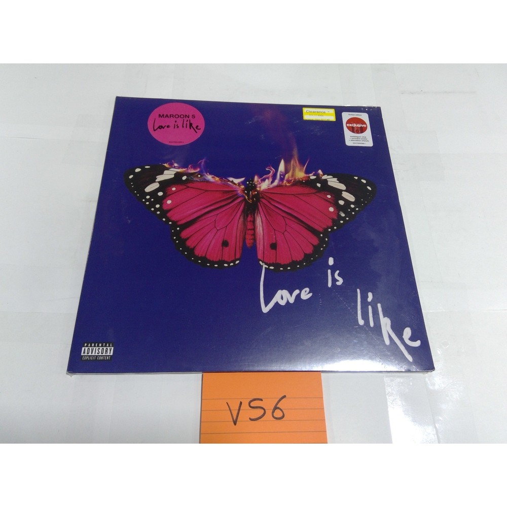 Maroon 5 Jordi Vinyl LP Target Exclusive Pink New Sealed Alternative Artwork