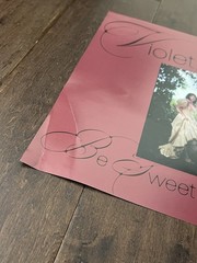 Violet Grohl Be Sweet To Me Purple White Splatter Blood Vinyl LP LE /500 DAMAGED