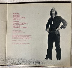 Black Sabbath Paranoid WS 1887 1971 pressing WB green label VG/VG clean label