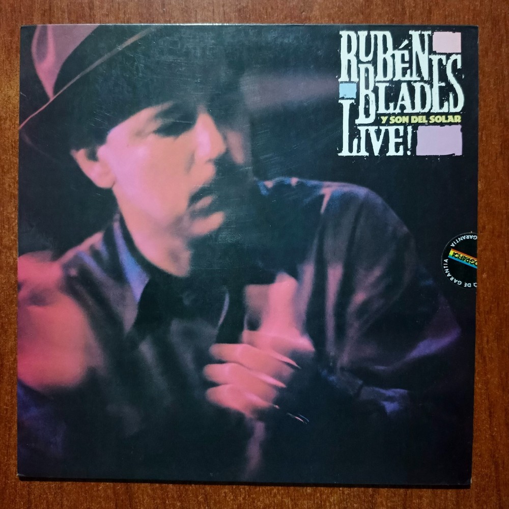 Ruben Blades Y Son del Solar – Live [1990] Vinyl LP Latin Salsa Elektra