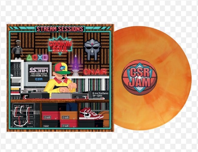 RARE ONLY 150 Cookin Soul ‎Stream Sessions Limited Orange Flame Colored Vinyl LP