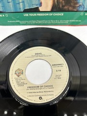 DEVO Snowball / Freedom Of Choice – 1980 WARNER BROS. 7” 45 NEW WAVE SYNTH POP