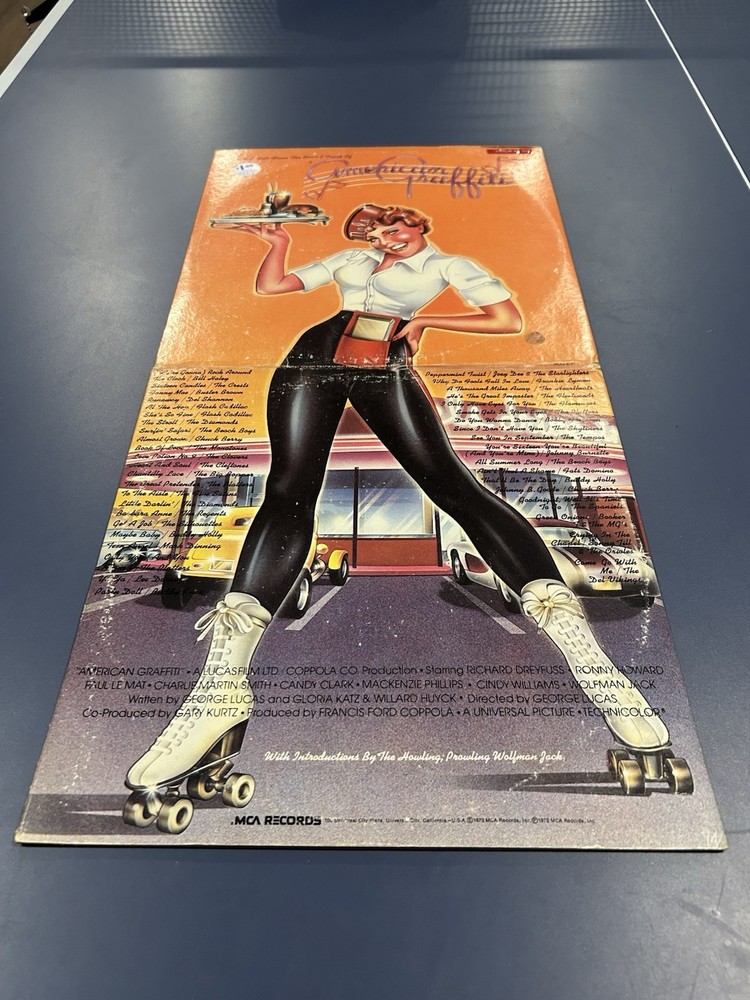 1973 American Graffiti Soundtrack MCA MCA2-8001 Double Vinyl Record Set 40+ Song