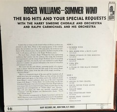 Roger Williams Lot – 2 Records Summer Wind Special Request KAPP VG+ PET RESCUE