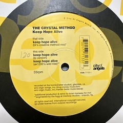 The Crystal Method Keep Hope Alive / Busy Child / High Roller (Vinyl) 12″ Album