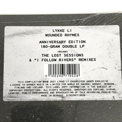 Lykke Li Wounded Rhymes Anniversary Edition 180-Gram Double LP Vinyl New Import