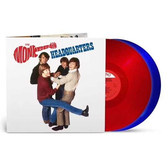 The Monkees HEADQUARTERS Limited Edition Double LP 180gram BLUE RED Vinyl SEALED