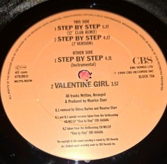 New Kids On The Block Step by Step (1990) European Edition 12 Vinyl Single