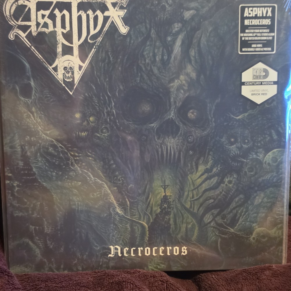 Asphyx Necroceros 180-220g Brick Red Colored Vinyl 12″ LP Century Media