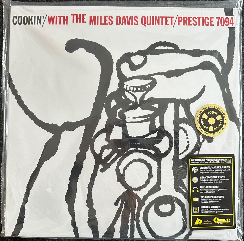 Miles Davis Quintet-Cookin‘-Analogue Productions-33rpm MONO 2022 LP-180 gram-SLD