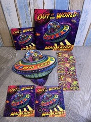Mad Tribe limited edition UFO-shaped vinyl picture disc
