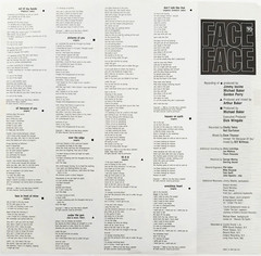Face to Face (Self Titled) – 1984 Vinyl LP (inner) – New Wave / Alt Rock / Pop