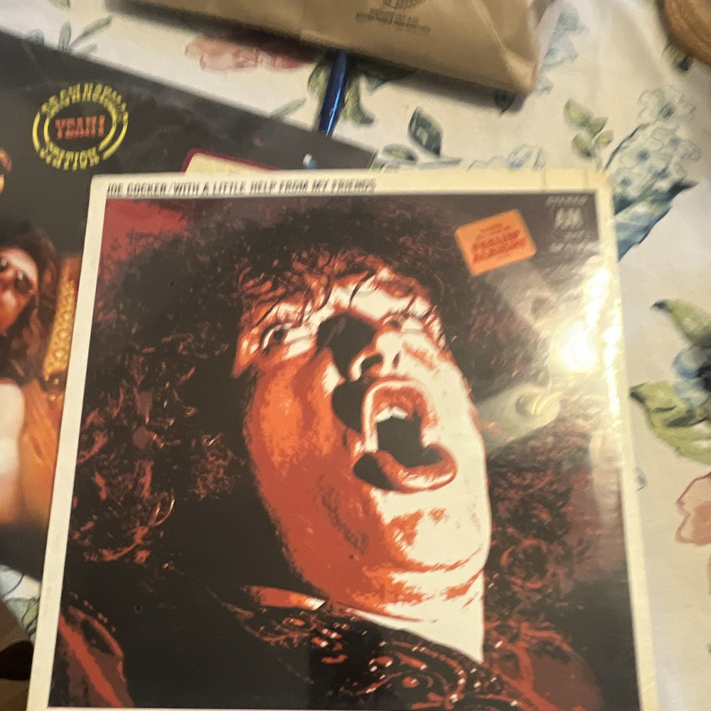 Joe Cocker With a Little Help From My Friends 12″ Vinyl LP 33RPM Capitol