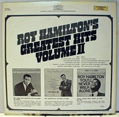 Rare Pop / Rock ’n Roll LP – Roy Hamilton’s Greatest Hits Volume II – Epic Promo