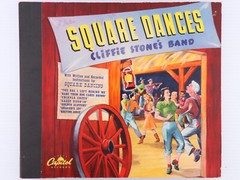 Cliffie Stone – Square Dances 1951 4x 10″ 78rpm Shellac Record Book Set CD-4009