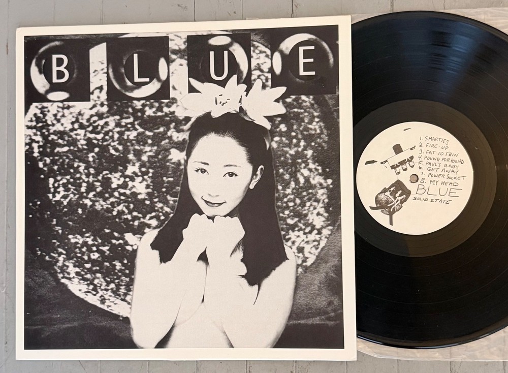 Blue „Solid State“ Lp 1996 w/ insert Ltd 400 DIY cover grunge noise punk Philly