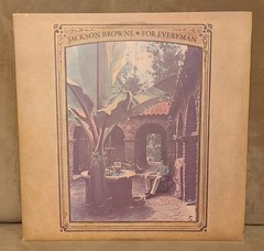 JACKSON BROWNE For Everyman 1st Press Vinyl Asylum Records Die Cut Cover LN/EX
