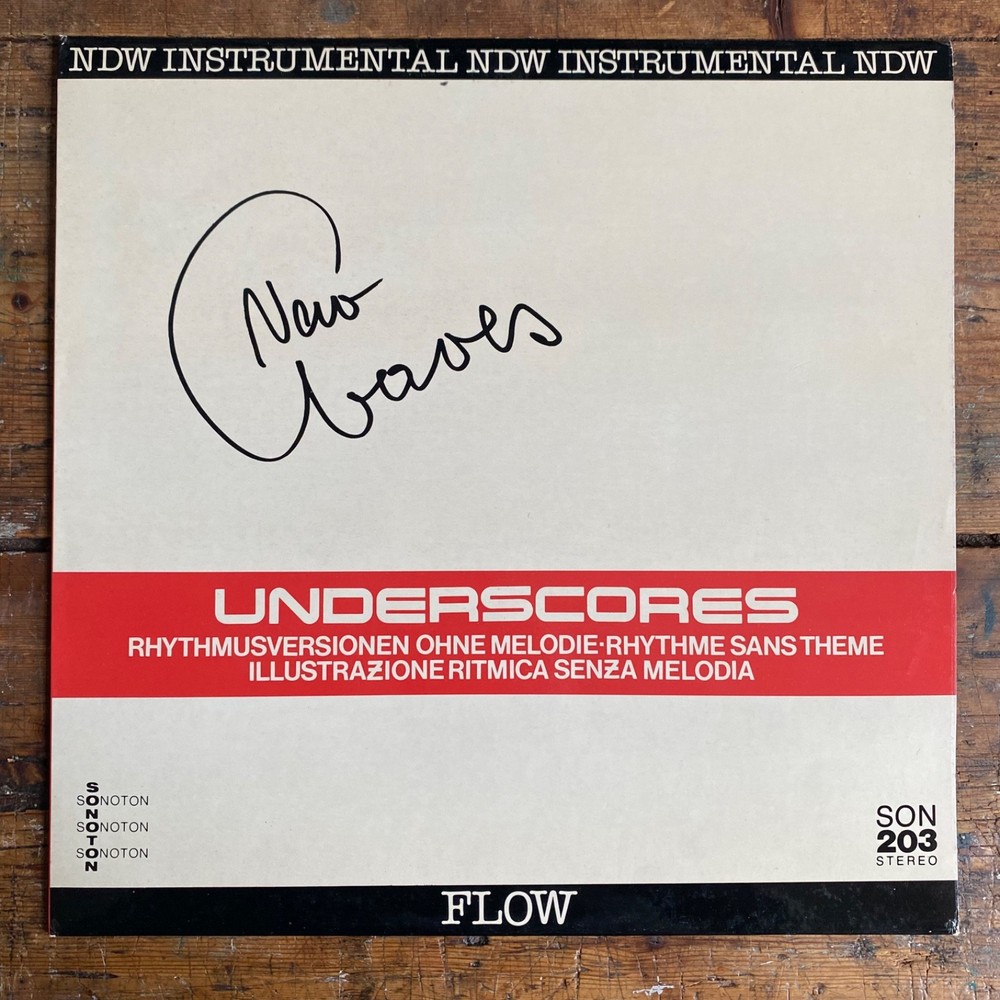 FLOW – NEW WAVES UNDERSCORES SONOTON SON203 LIBRARY LP SYNTH ELECTRONIC NEW WAVE