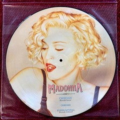 MADONNA CHERISH RECORD PICTURE DISC UK LIKE A PRAYER PROMO SUPERNATURAL VINYL LP