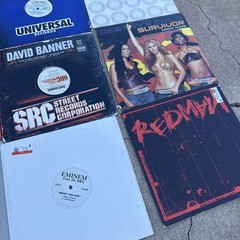 Old School Hip Hop Rap Vinyl LP Record DJ Radio Promo Single Instrumental – Lot
