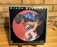 Linda Ronstadt – Living In The USA 1978 US picture disc + die cut sleeve 12″