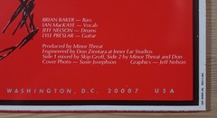 MINOR THREAT LP Record 1984 First Press US Original Red Cover EX Vinyl Dischord