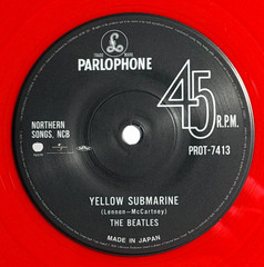 The Beatles Yellow Submarine Eleanor Rigby Red Vinyl 7″ Japan Pop-up store Ltd