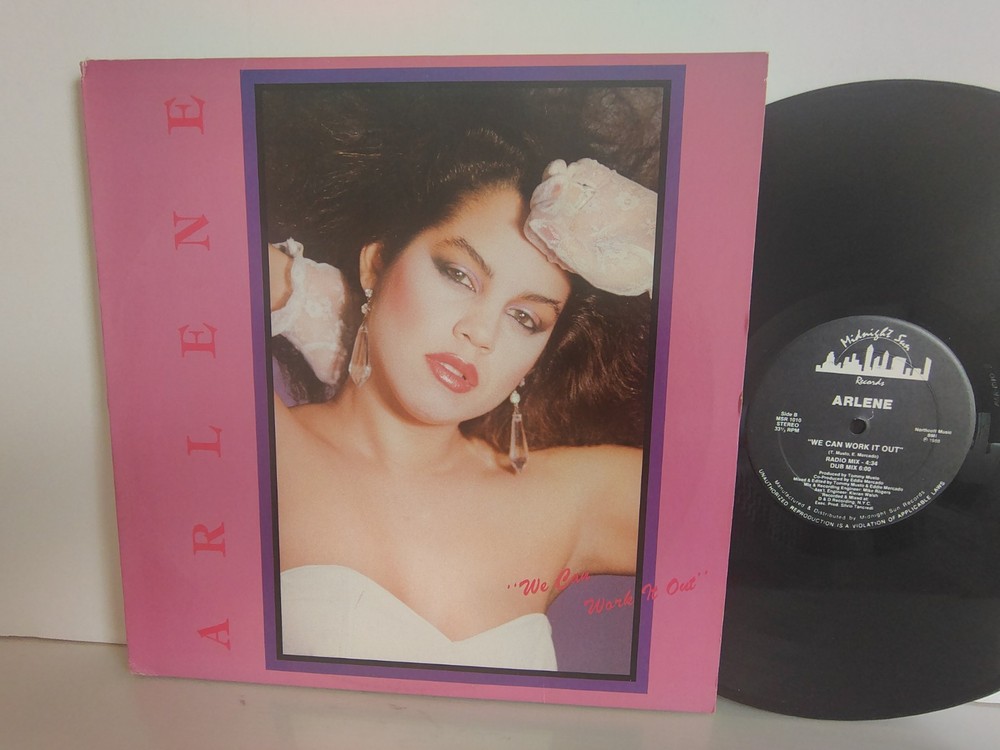 ARLENE – „WE CAN WORK IT OUT“ / 4 MIXES! / TOMMY MUSTO / MIDNIGHT SUN 1988